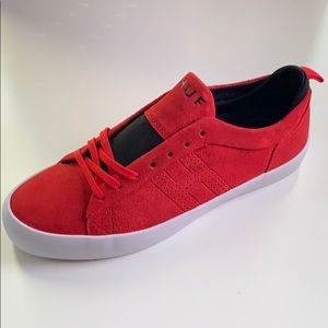 CLIVE RED/WHT HUF